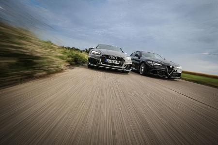 Alfa Romeo Giulia QV, Audi RS 5 Sportback, Exterieur Alfa Romeo Giulia QV, Audi RS 5 Sportback, Exterieur
