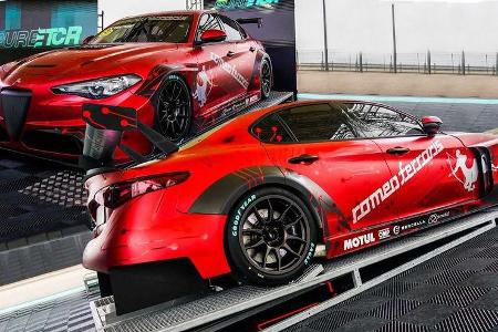 Alfa Romeo Giulia ETCR Furia Rossa Romeo Ferraris Tourenwagen Elektro Alfa Romeo Giulia ETCR Furia Rossa Romeo Ferraris Tourenwagen Elektro