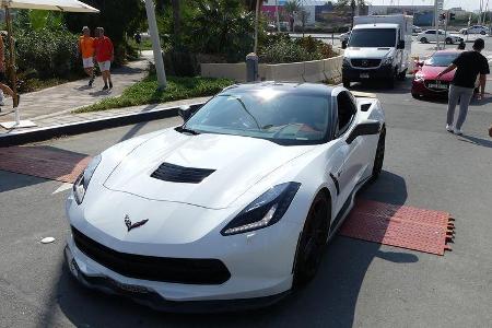 Chevrolet Corvette - Carspotting - GP Abu Dhabi 2019