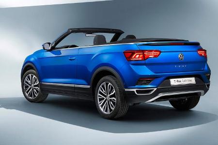 SPERRFRIST 14.08.19 00:01 Uhr VW T-Roc Cabrio 2020 Style R-Line Crossover