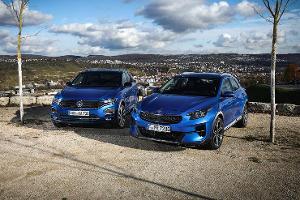 Kia Xceed 1.6 T-GDI, VW T-Roc 2.0 TSI 4 Motion, Exterieur