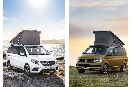 Mercedes Marco Polo vs. VW California Mercedes Marco Polo vs. VW California