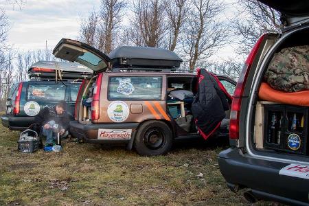 Erstes Nachtlager in Südschweden, vor den Toren des Fischerdorfs Kåseberga.