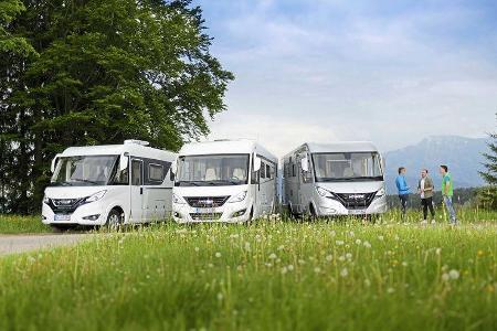 Hymer B-Klassen im Vergleich Hymer B-Klassen im Vergleich