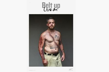 Anschnallen Kampagne Neuseeland