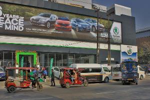 Autohaus in Indien