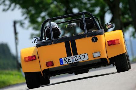 Caterham Seven 355, Heckansicht