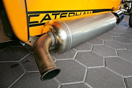 Caterham Seven 355, Auspuff, Endrohr