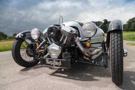 Morgan 3 Wheeler, Frontansicht