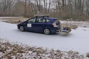 Untergrund-Radar navigiert bei Schnee und Regen