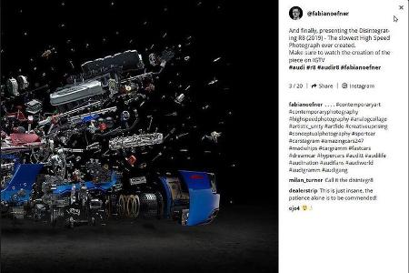 05/2019, Fabian Oefner Disintegrating Audi R8