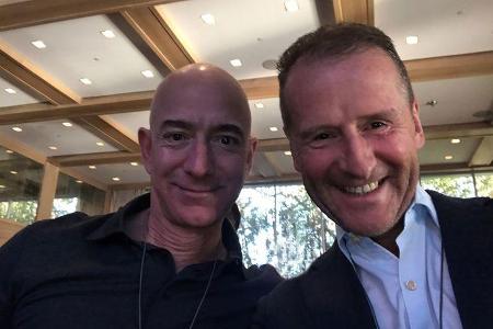 03/2019; Jeff Bezos und Herbert Diess 03/2019; Jeff Bezos und Herbert Diess