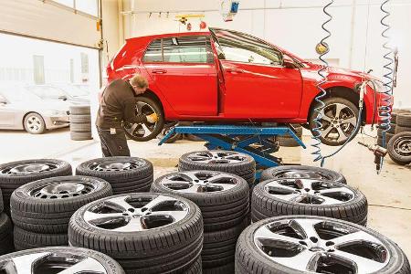 Sommerreife, 205/55 R 16 V, VW Golf, Reifenwechsel