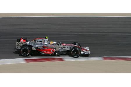 Hamilton sah als Zweiter in der Quali auch noch ganz gut aus.