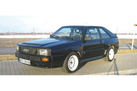 Paul Weber auf Audi Sport Quattro: 2,2-Liter-Reihenfünfzylinder, 306 PS, Baujahr 1984