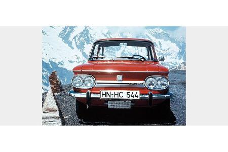 Robert Faber und Peter Hallauer auf NSU 1200 TT: 1,2-Liter-Reihenvierzylinder, 65 PS, Baujahr 1971, Team AUDI Tradition