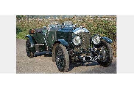 Christian Bender und Friedhelm Höchst auf Bentley Le Mans Tourer: 4,5-Liter-Reihenvierzylinder, 160 PS, Baujahr 1929