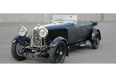 Robert M. Eckelmann und Carina Eckelmann auf Lagonda Low-Chassis Tourer: 3,2-Liter-Reihensechszylinder, 79 PS, Baujahr 1932