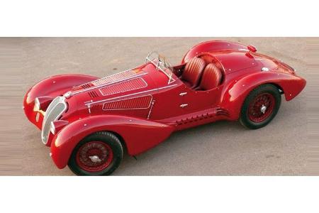 Adam Ilkovits und Zoltan Mozes auf Alfa Romeo 6C 2500 Corsa: 2,5-Liter-Reihensechszylinder, 125 PS, Baujahr 1942