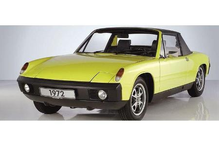 Reinhard Jung und Dorothee Jung auf VW-Porsche 914/4: 1,7-Liter-Vierzylinder-Boxer, 80 PS, Baujahr 1972, Team Volkswagen