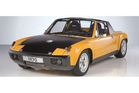 Hans-Gerd Bode und Birgit Priemer auf VW-Porsche 914/6: 2,0-Liter-Sechszylinder-Boxer, 110 PS, Baujahr 1970, Team Volkswagen