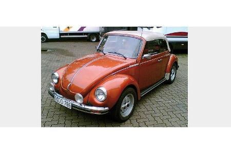 Dr. Ulrike Koenen und Hans-Jürgen Goller auf VW 1303 Cabriolet: 1,6-Liter-Vierzylinder-Boxer, 50 PS, Baujahr 1979, Team Sachsen
