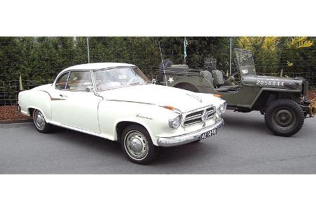 Marius Varekamp und Joop van Duin auf Borgward Isabella TS Coupé: 1,5-Liter-Reihenvierzylinder, 75 PS, Baujahr 1960