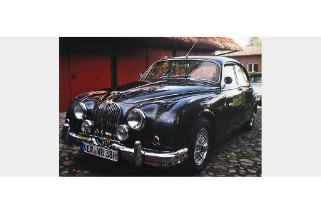 Wolfgang Bahlmann und Wolfgang Borutta auf Jaguar MK II 3.8: 3,8-Liter-Reihensechszylinder, 220 PS, Baujahr 1960