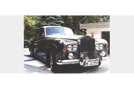 Dietmar J. Tiemann und Maja Bolze auf Rolls-Royce Silver Cloud III: 6,3-Liter-V8, 188 PS, Baujahr 1963
