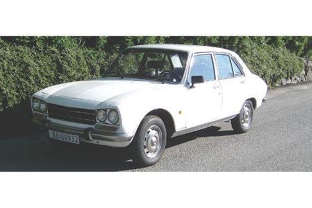 Helge Dykesteen und Ole Helge Dykesteen auf Peugeot 504 GL: 1,9-Liter-Reihenvierzylinder, 96 PS, Baujahr 1977