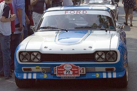 Neben den Serienfahrzeugen gibt es auch zahlreiche Motorsport-Klassiker zu sehen.