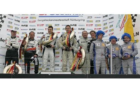 Die Sieger der VLN und die Top-Drei im 32. DMV-Münsterland-Pokal.
