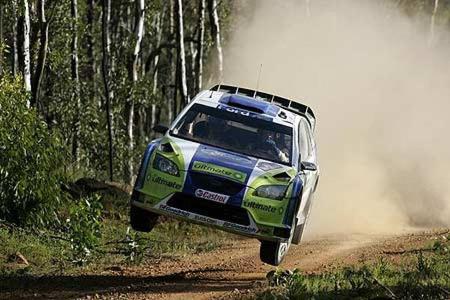 Beim Abschlusstest am Mittwochabend (26.10.) fuhr Grönholm in seinem Ford Focus die schnellste Zeit.