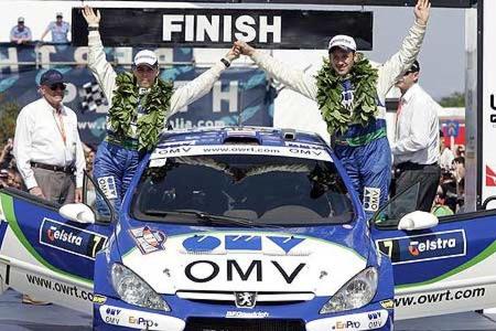 Platz drei konnte sich das Peugeot-Duo Stohl/Minor sichern.