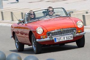 MG B, Frontansicht