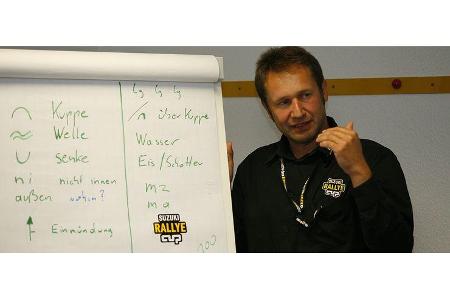 Zu Beginn der Sichtung stand erst einmal Theorie auf dem Programm. Niki Schelle, erläuterte den Teilnehmern die Grundlagen d...