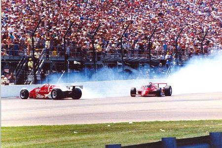 Unfall beim Indy 500