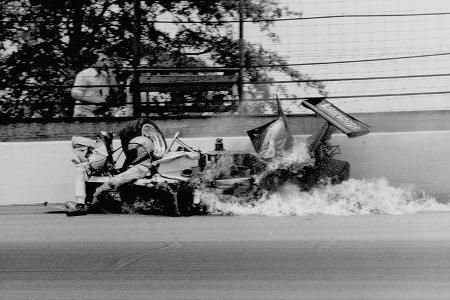 Unfall beim Indy 500