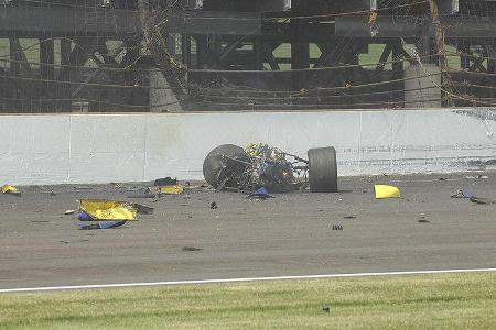Unfall beim Indy 500