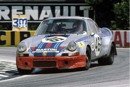 Platz vier für Müller/van Lennep im Porsche 911 Carrera RSR in Le Mans 1973.