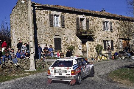Noch einmal Auriol im Delta Integrale, wie er 1990 den Auftakt bei der Monte gewinnt.
