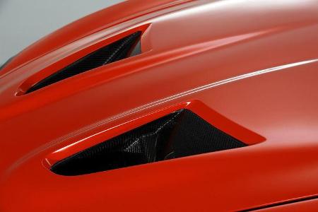 Aston Martin V12 Zagato Concept, Entlpüftungsöffnungen Motorhaube