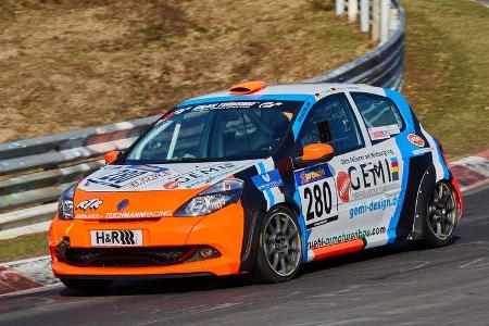 VLN2015-Nürburgring-Renault Clio-Startnummer #280-SP3