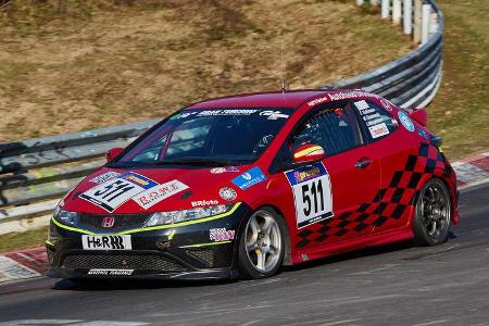 VLN2015-Nürburgring-Honda Civic Type R-Startnummer #511-V3