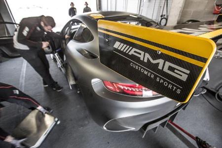 Mercedes AMG GT3, Seitenführung