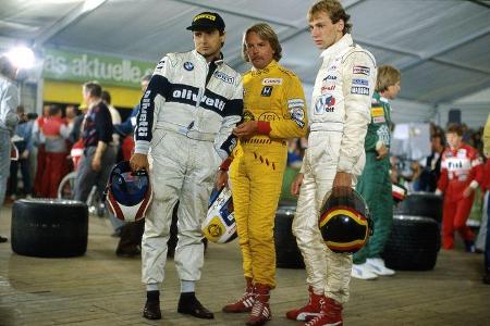 Keke Rosberg, Nelson Piquet & Stefan Bellof - 1985