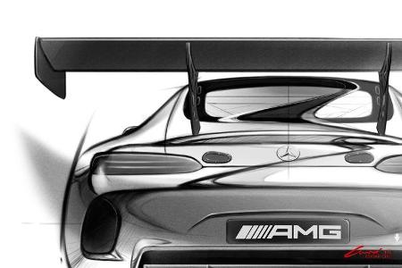 Mercedes AMG GT3 - Skizze - 2015