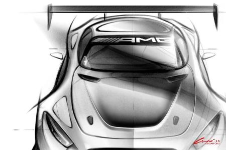 Mercedes AMG GT3 - Skizze - 2015