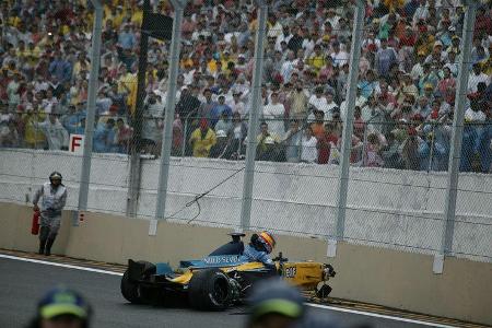Fernando Alonso - Renault - GP Brasilien 2003 - Interlagos