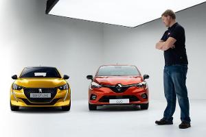 Peugeot 208 gegen Renault Clio
